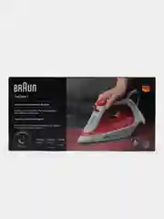 Утюг Braun SI1019RD, 2000Вт, красный / белый