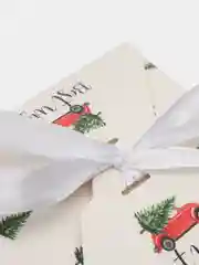 Белый новогодняя подарочная коробка для новогоднего подарка, 8 видов, 12х12х12 см и 14х14х14 см