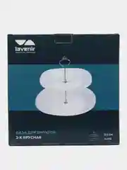 Голубой этажерка для фруктов, фруктовница