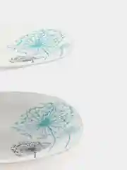 Голубой этажерка для фруктов, фруктовница