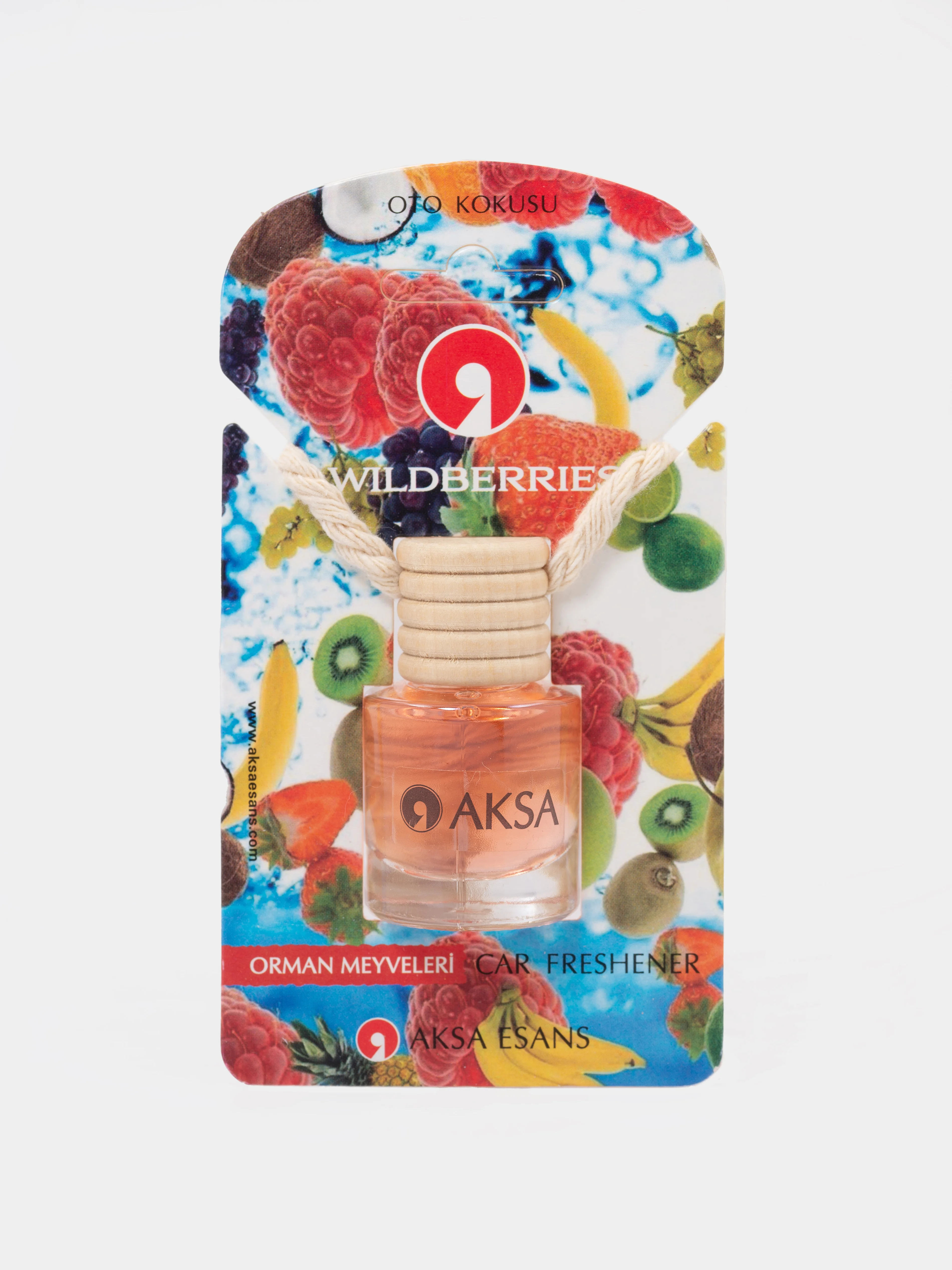 Wildberries автопарфюм AKSA  дикие лесные ягоды подвесной флакон 7 мл
