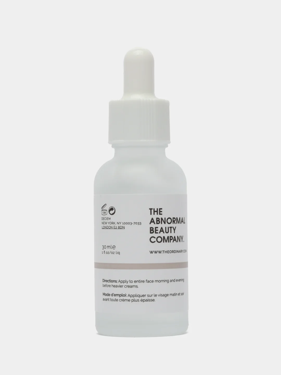 Белый сыворотка для ухода за кожей лица, шеи и вокруг глаз The Ordinary, 30 мл