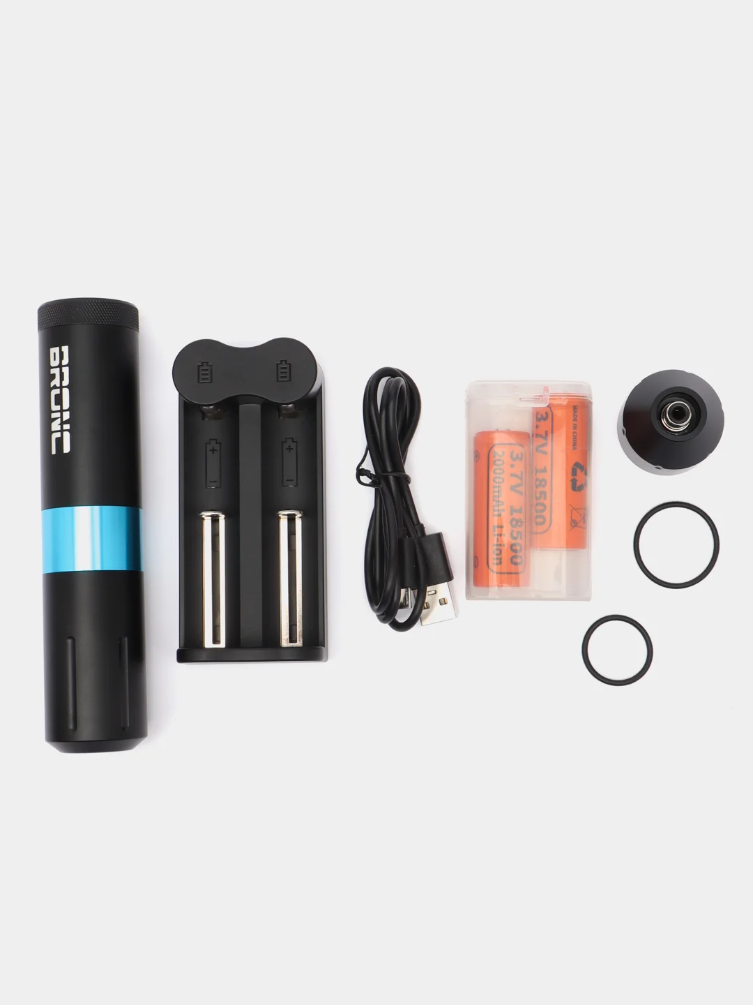 Синий беспроводная роторная машинка для тату и перманентного макияжа BRONC Wireless Pen V1