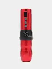 Красный беспроводная тату машинка с 2-мя аккумуляторами Big Wasp Meteorix PRO Wireless Pen