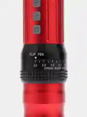 Красный беспроводная тату машинка с 2-мя аккумуляторами Big Wasp Meteorix PRO Wireless Pen