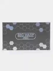 Серебряный беспроводная тату машинка с 2-мя аккумуляторами Big Wasp Meteorix PRO Wireless Pen