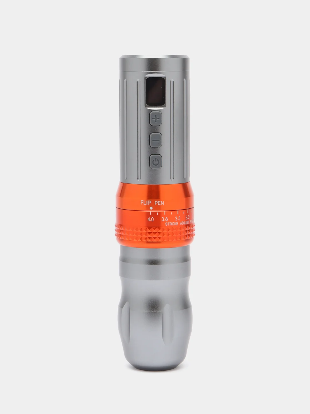 Серебряный беспроводная тату машинка с 2-мя аккумуляторами Big Wasp Meteorix PRO Wireless Pen