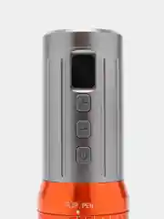 Серебряный беспроводная тату машинка с 2-мя аккумуляторами Big Wasp Meteorix PRO Wireless Pen