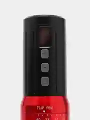 Черный беспроводная тату машинка с 2-мя аккумуляторами Big Wasp Meteorix PRO Wireless Pen