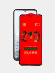Черный защитное стекло для Tecno Pop 6 Pro / Техно Поп 6 Про