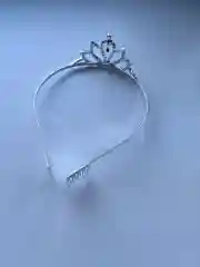 Серебряный корона на голову Принцессы Диадема для девочек Ободок Тиара