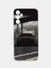 Хром чехол для Samsung Galaxy A14 / Самсунг Галакси А14, силиконовый, с рисунком