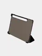 Черный чехол-книжка "КАРТОФАН" для планшета Samsung Galaxy Tab S9 FE/S9 FE Plus, из экокожи