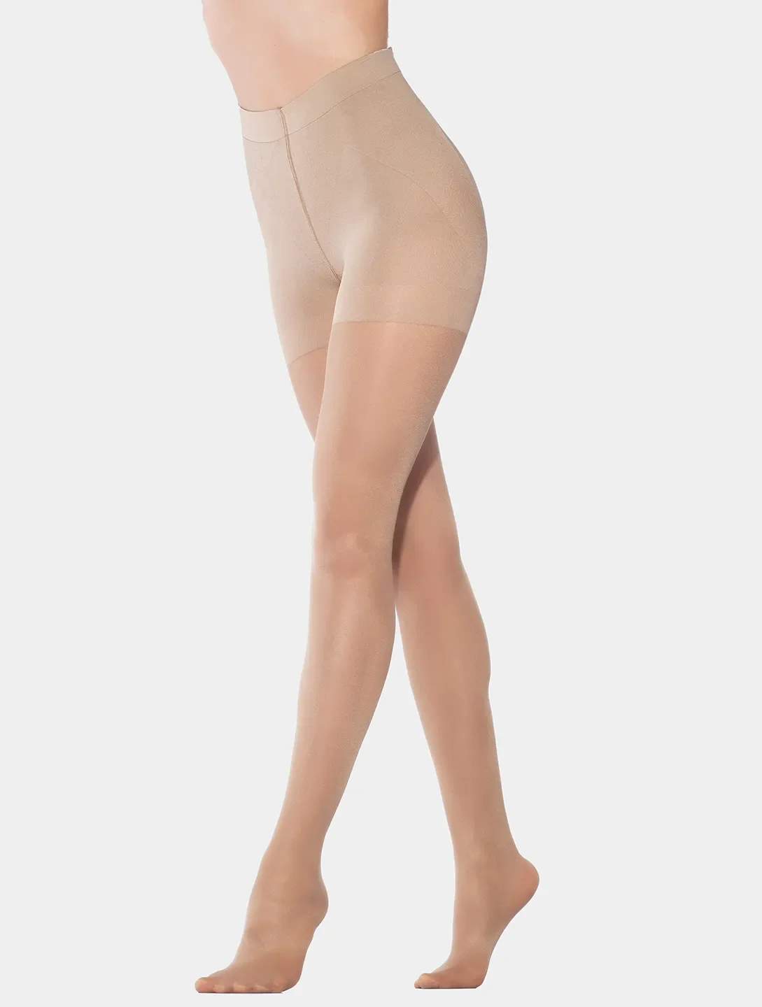 Карамельный колготки корректирующие Omsa Push-up 40