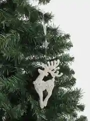 Прозрачный елочная игрушка снежинка, олень, лошадка