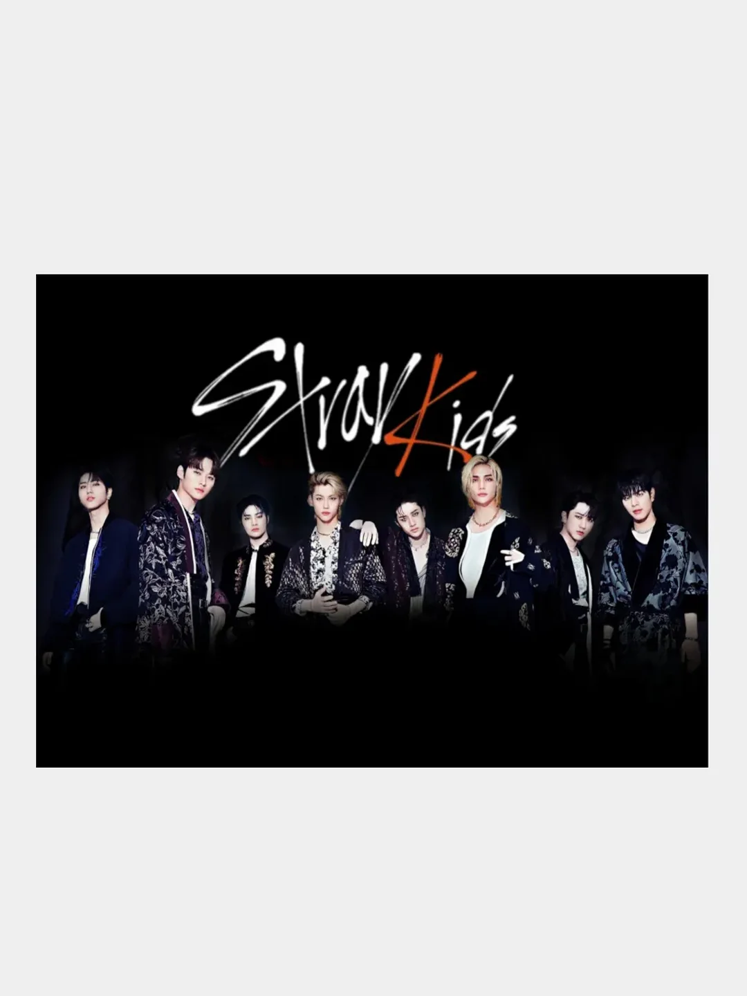 Багровый гибкий магнит на холодильник, k-pop StrayKids, BTS