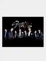 Багровый гибкий магнит на холодильник, k-pop StrayKids, BTS