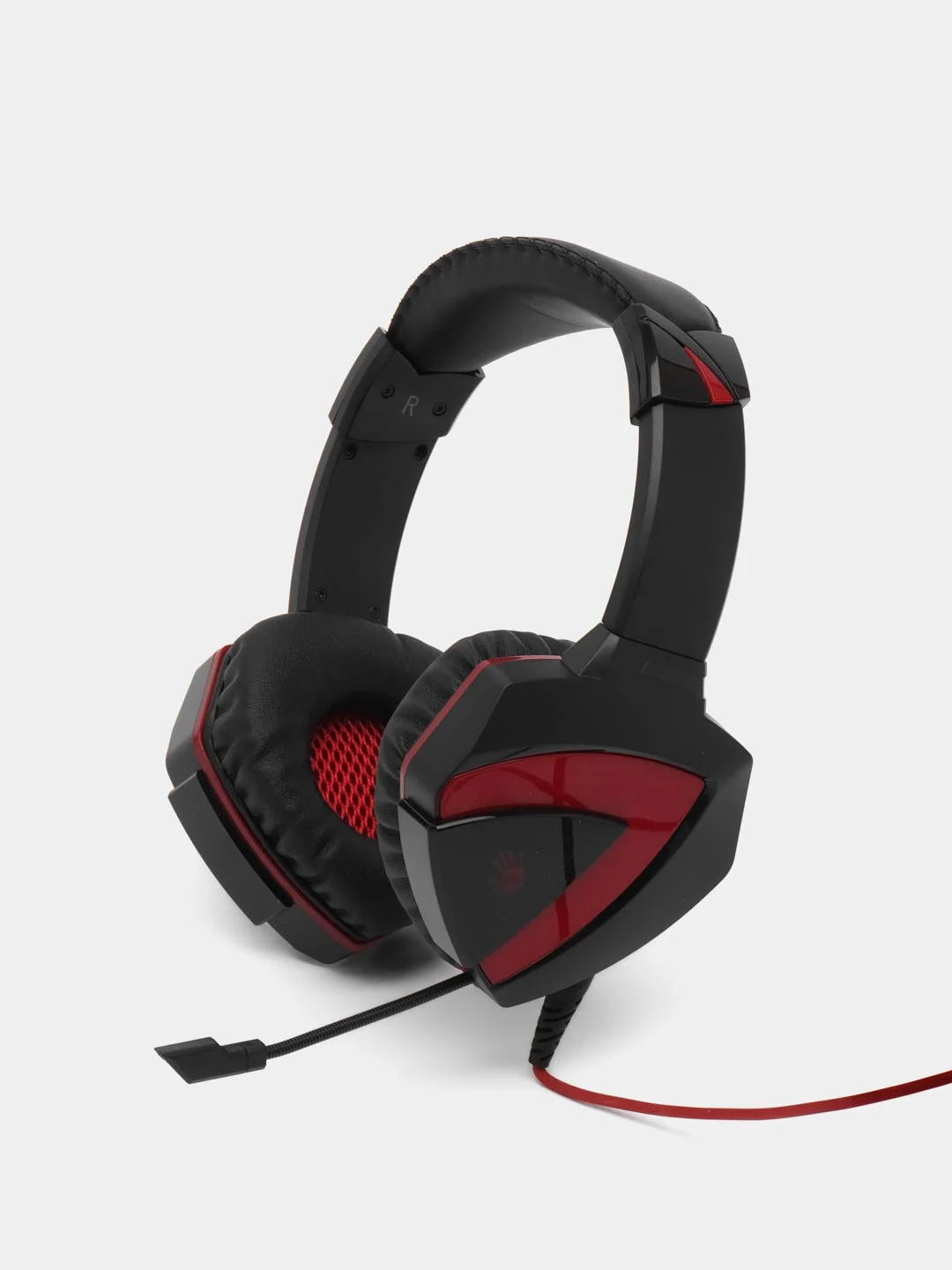 Игровые наушники с микрофоном A4Tech Bloody G500, черный, красный, 1.5 м, мониторные
