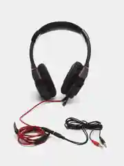 Игровые наушники с микрофоном A4Tech Bloody G500, черный, красный, 1.5 м, мониторные