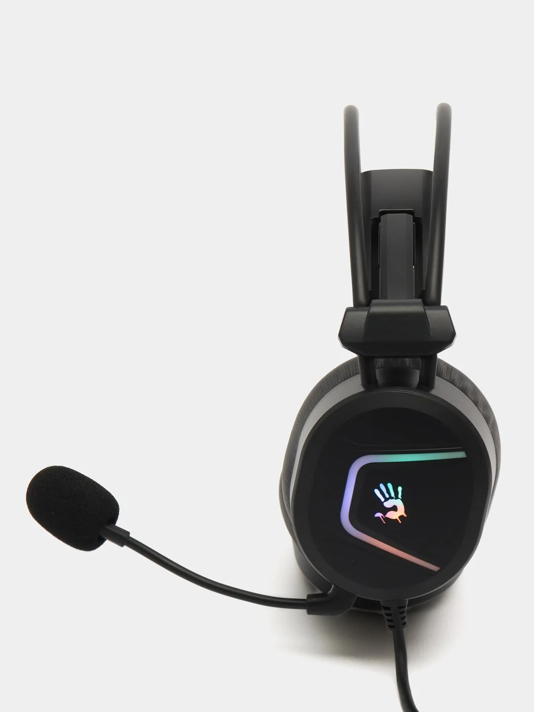 Игровые наушники с микрофоном A4Tech Bloody MC750, черный, 2.3 м, мониторные, USB MC750