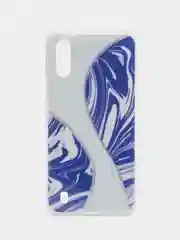 Синий чехол Samsung Galaxy A01 / M01, Самсунг Галакси А01 / М01 с рисунком