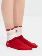 Белый новогодние носки. Носки женские