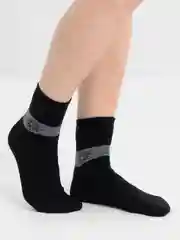 Черный женские зимние термоноски, утепленные, хлопок