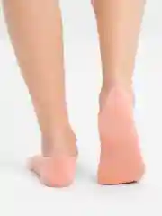 Кораллово-розовый однотонные хлопковые носки, подследники , 36-40, хлопок 100%