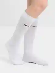 Белый носки длинные, гольфы, гетры, унисекс