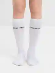 Белый носки длинные, гольфы, гетры, унисекс
