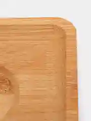 Мыльница бамбуковая, 9,5 х 9,5 см