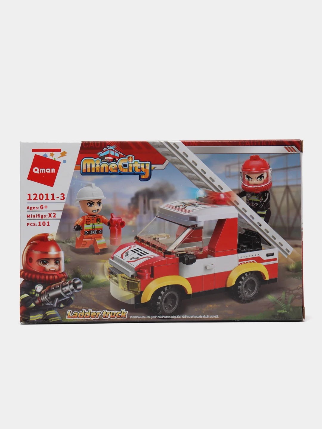 Бордовый конструктор MineCity Qman