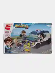 Синий конструктор MineCity Qman