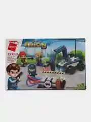 Голубой конструктор MineCity Qman