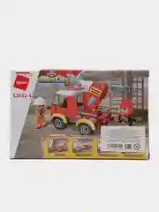 Фиолетовый конструктор MineCity Qman
