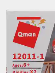 Фиолетовый конструктор MineCity Qman