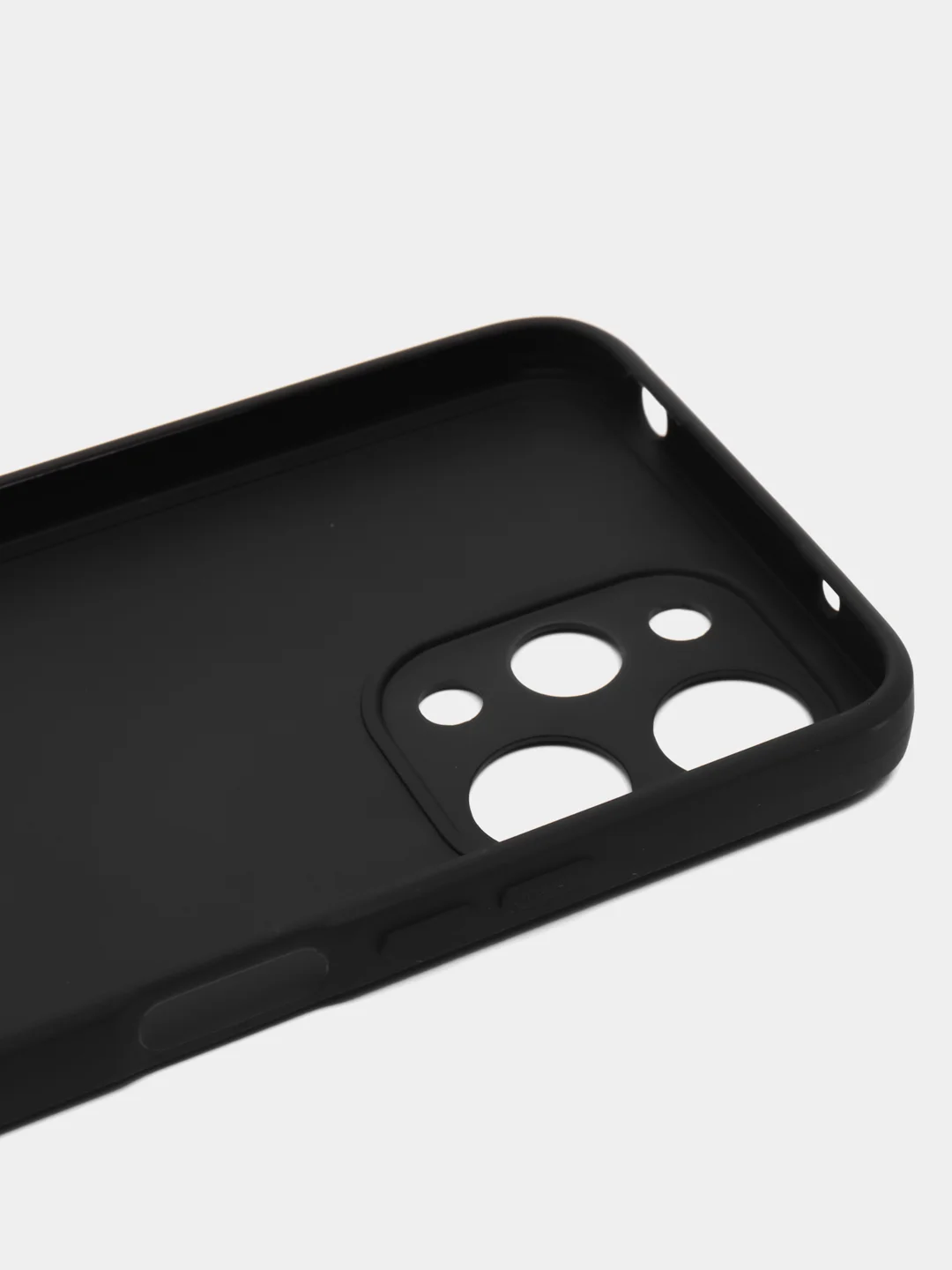 Прозрачный чехол Xiaomi Redmi 12 4G (Сяоми Редми 12), прозрачный защита камеры противоударный черный