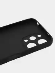 Прозрачный чехол Xiaomi Redmi 12 4G (Сяоми Редми 12), прозрачный защита камеры противоударный черный