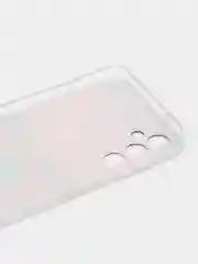 Пастельно-коралловый чехол для Samsung Galaxy A14 / Самсунг Галакси А14, силиконовый, с рисунком