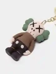 Коричневый брелок-игрушка Kaws для ключей, сумки, рюкзака