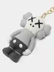 Серый брелок-игрушка Kaws для ключей, сумки, рюкзака