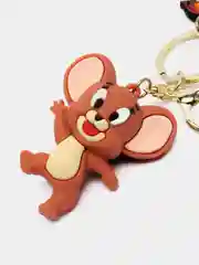 Коричневый брелок-игрушка "Том и Джерри" для ключей, сумки, рюкзака