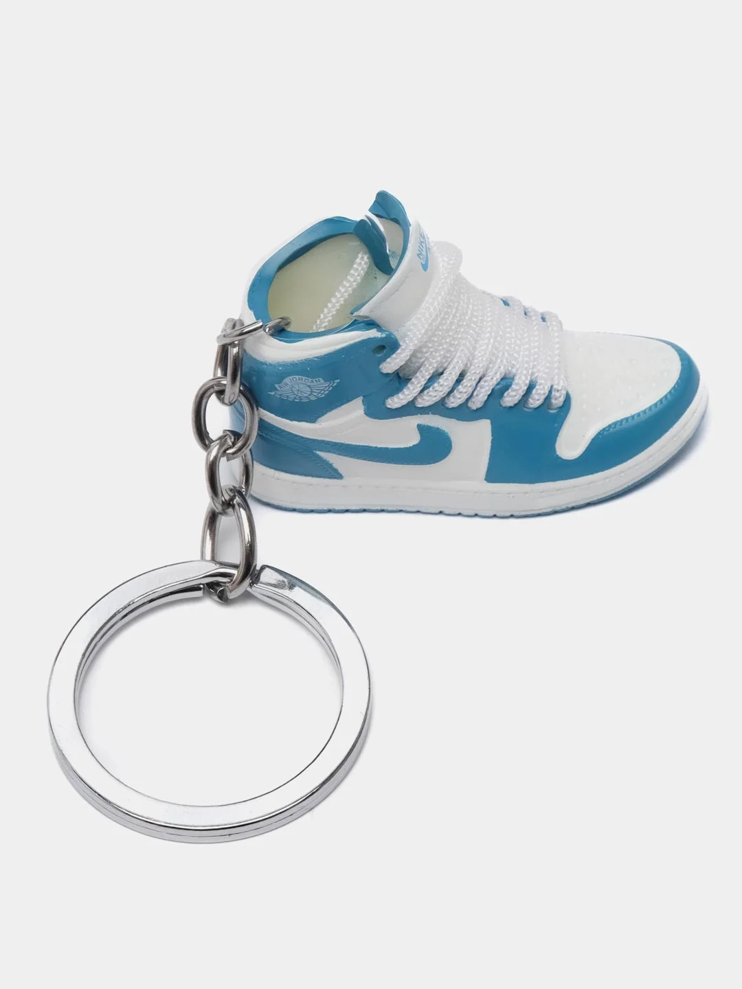 Голубой брелок-игрушка "Кроссовок Nike" для ключей, сумки, рюкзака