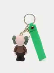 Коричневый брелок-игрушка Kaws для ключей, сумки, рюкзака