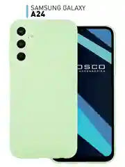 Чехол ROSCO для Samsung Galaxy A24 матовый, силиконовый, тонкий, бортик вокруг камер