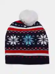 Индиго шапка зимняя, детская, новогодняя