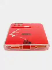 Алый чехол для Xiaomi Redmi 10C, Poco C40 / Сяоми Редми 10С, Поко С40, силиконовый, с рисунком