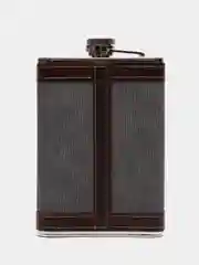 Молочный подарочный набор, мужской: фляга с рюмками