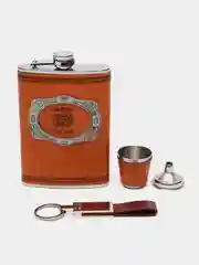 Слоновая кость подарочный набор, мужской: фляга с рюмками