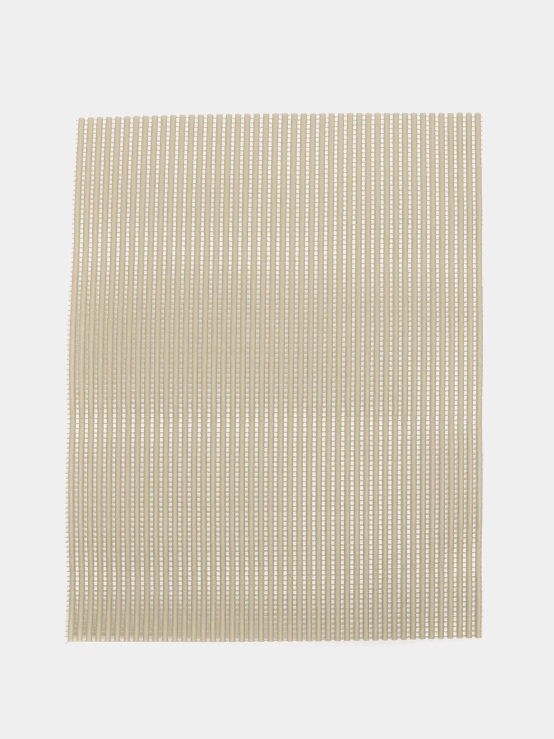 Бежевый коврик противоскользящий в ванну, ПВХ, 45x35см